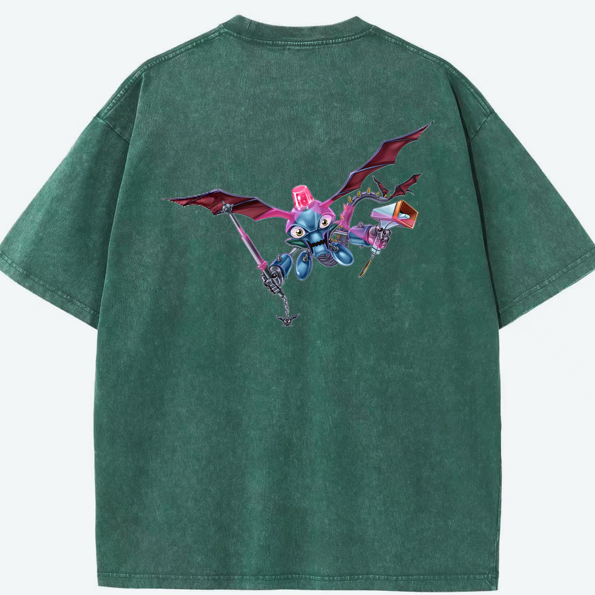 （画像用） 遊☆戯☆王 Yu-Gi-Oh! 綿100% ヴィンテージ風 半袖Tシャツ（背面プリント）